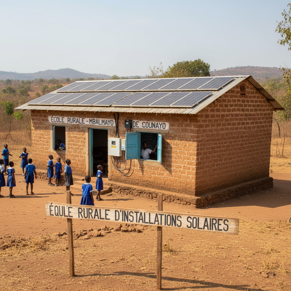 École rurale électrifiée